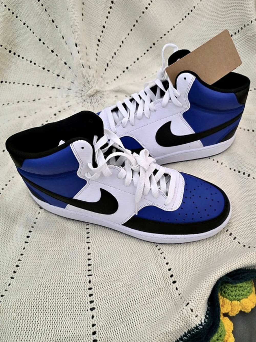 Nike Court Vision Mid Next Nature 'Game Royal Black US 12